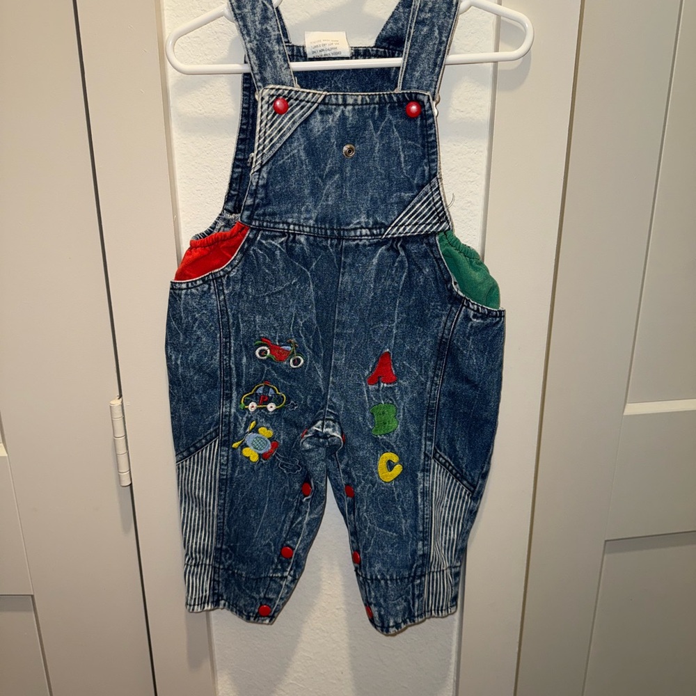 ABC vintage kids romper